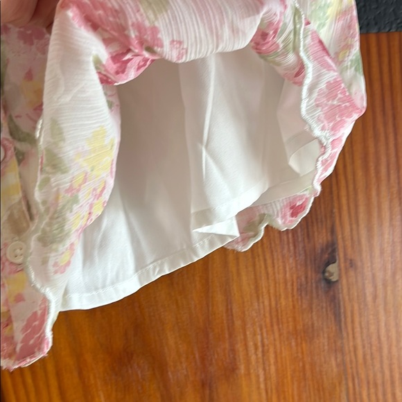 🏷️ NWT Hollister Light Pink Floral Babydoll Top - Picture 6 of 9